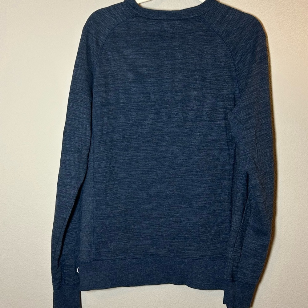 Champion French Terry Pullover Crewneck Sweatshirt Mens Size S Blue Authentic - Picture 3 of 7